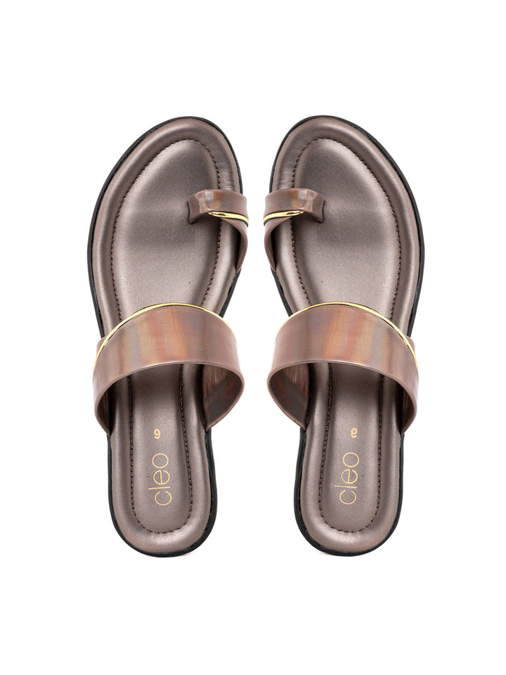 Khadim Cleo Wedge Heel Slip On Sandal for Women