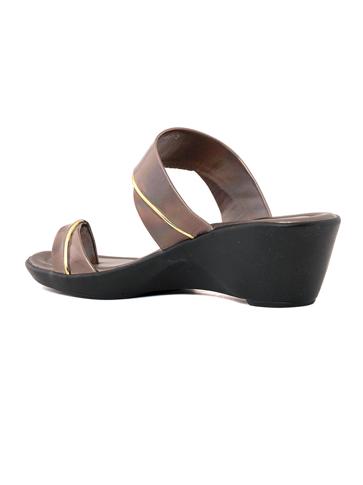 Khadim Cleo Wedge Heel Slip On Sandal for Women