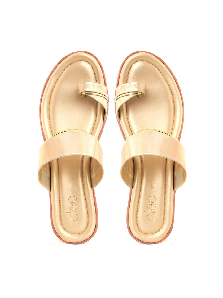 Khadim Cleo Wedge Heel Slip On Sandal for Women