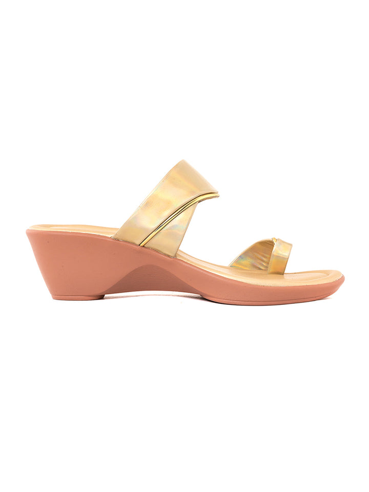 Khadim Cleo Wedge Heel Slip On Sandal for Women
