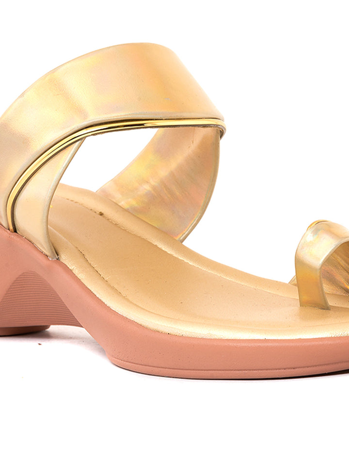 Khadim Cleo Wedge Heel Slip On Sandal for Women