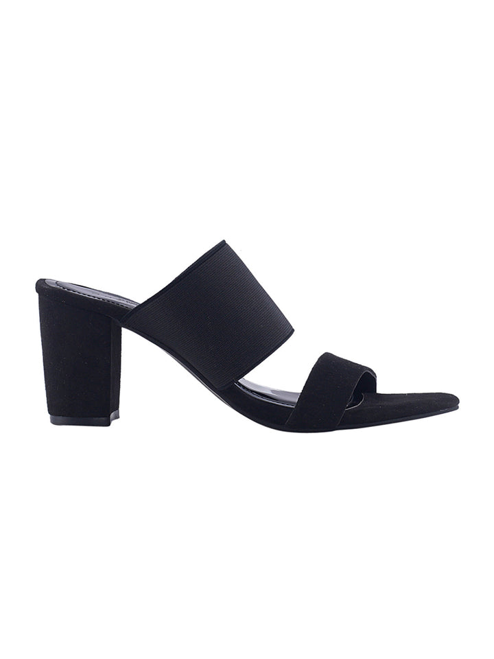 Khadim Sharon High Heel Block Mule Slip On Sandal for Women