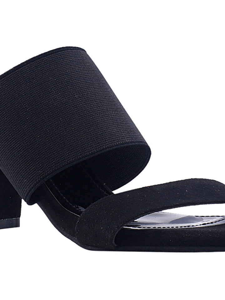Khadim Sharon High Heel Block Mule Slip On Sandal for Women