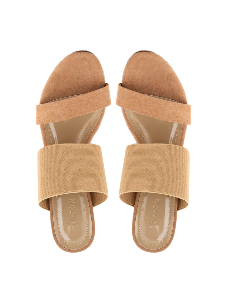 Khadim Sharon High Heel Block Mule Slip On Sandal for Women