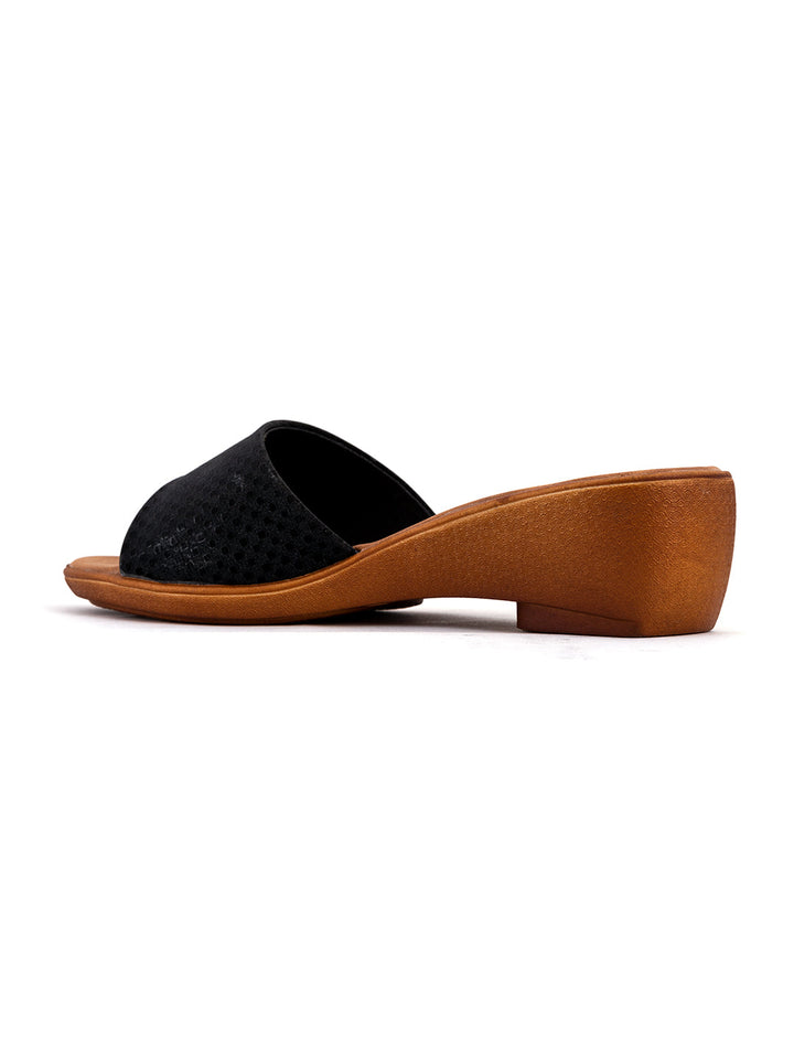 Khadim Block Heel Mule Slip On Sandal for Women
