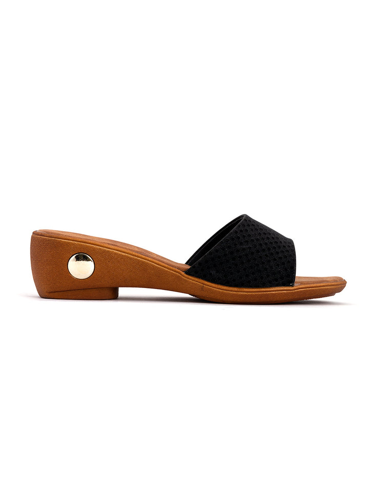 Khadim Block Heel Mule Slip On Sandal for Women