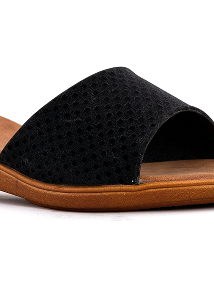 Khadim Block Heel Mule Slip On Sandal for Women