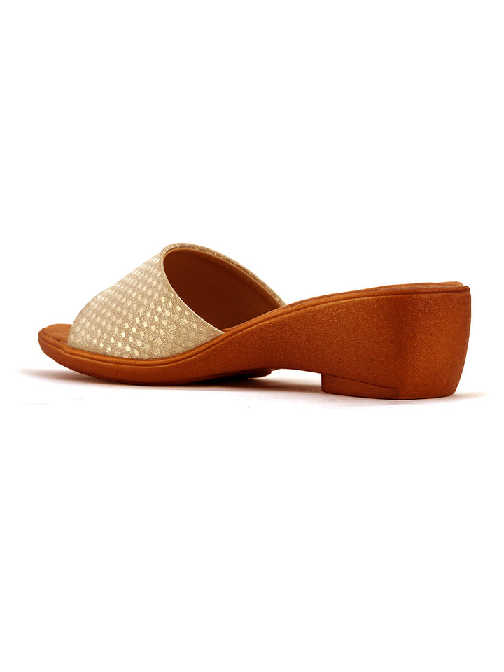Khadim Block Heel Mule Slip On Sandal for Women