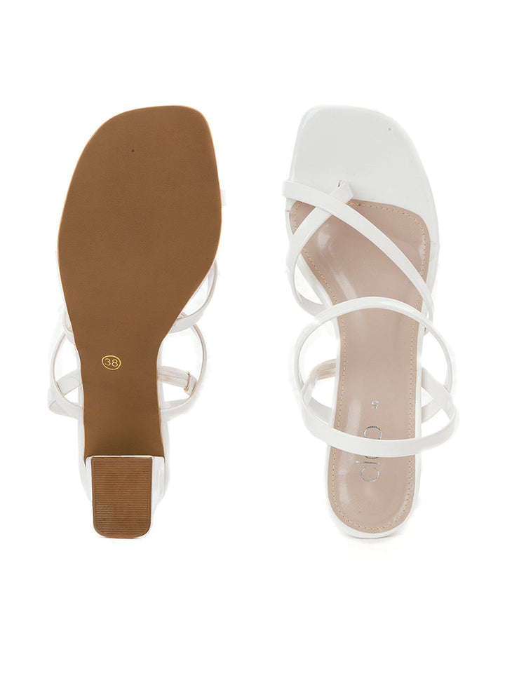 Khadim Cleo High Heel Block Slingback Strappy Sandal for Women