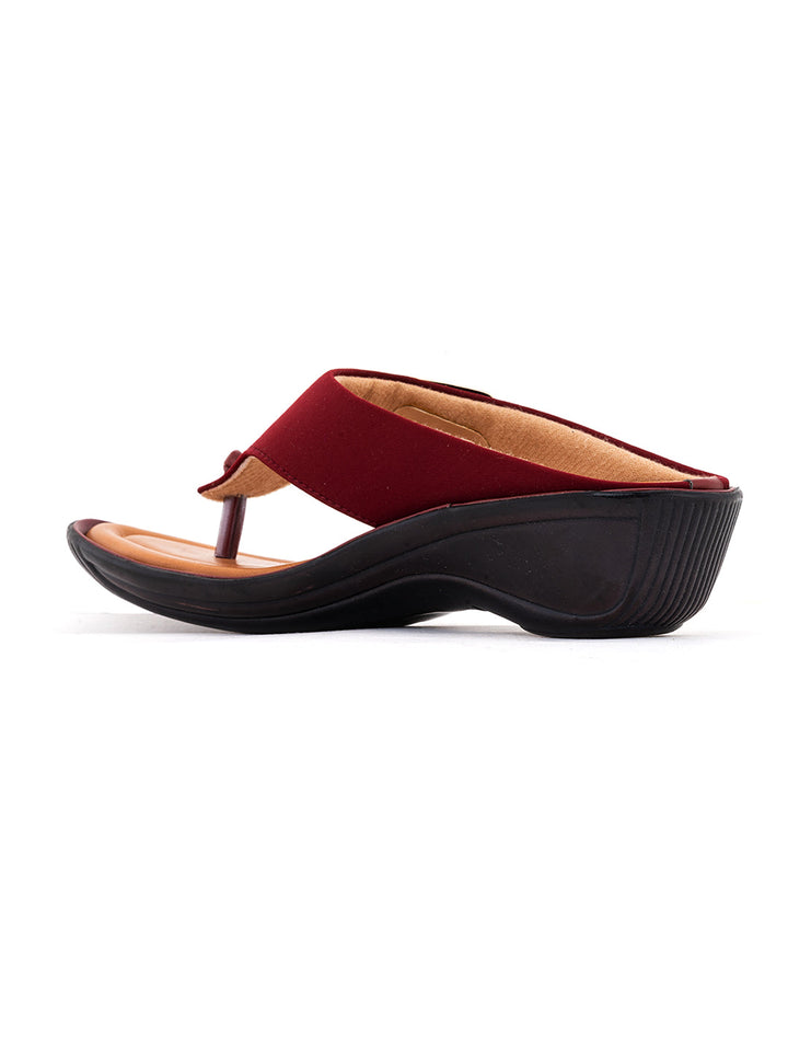 Khadim Wedge Heel Slip On Sandal for Women