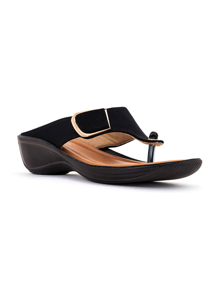 Khadim Wedge Heel Slip On Sandal for Women