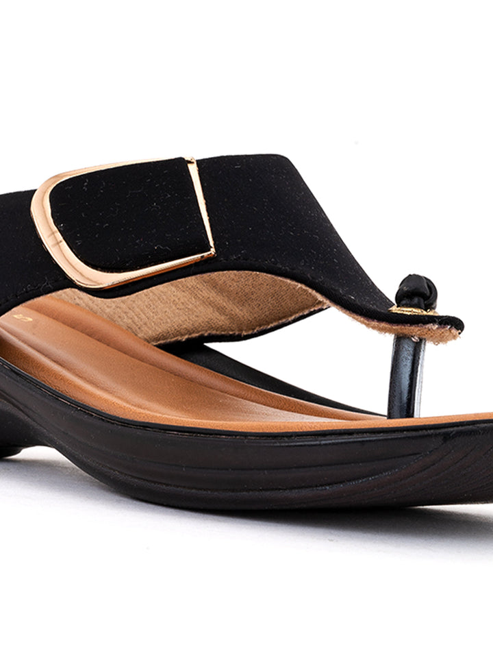 Khadim Wedge Heel Slip On Sandal for Women