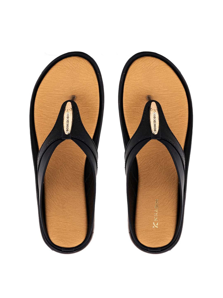 Khadim Heel Slip On Sandal for Women