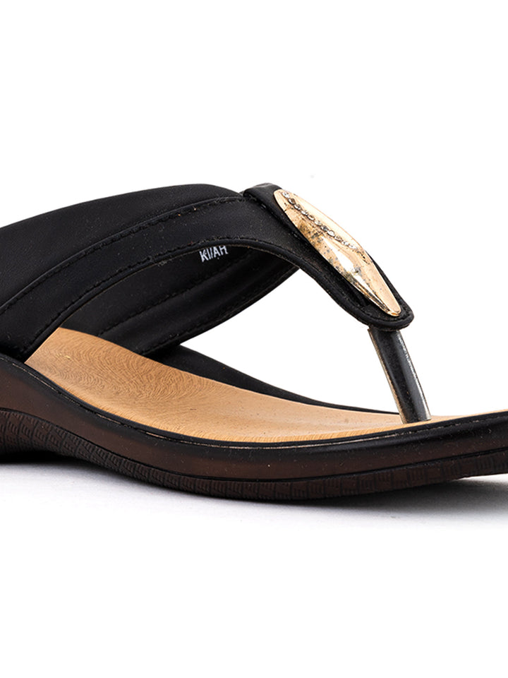 Khadim Heel Slip On Sandal for Women
