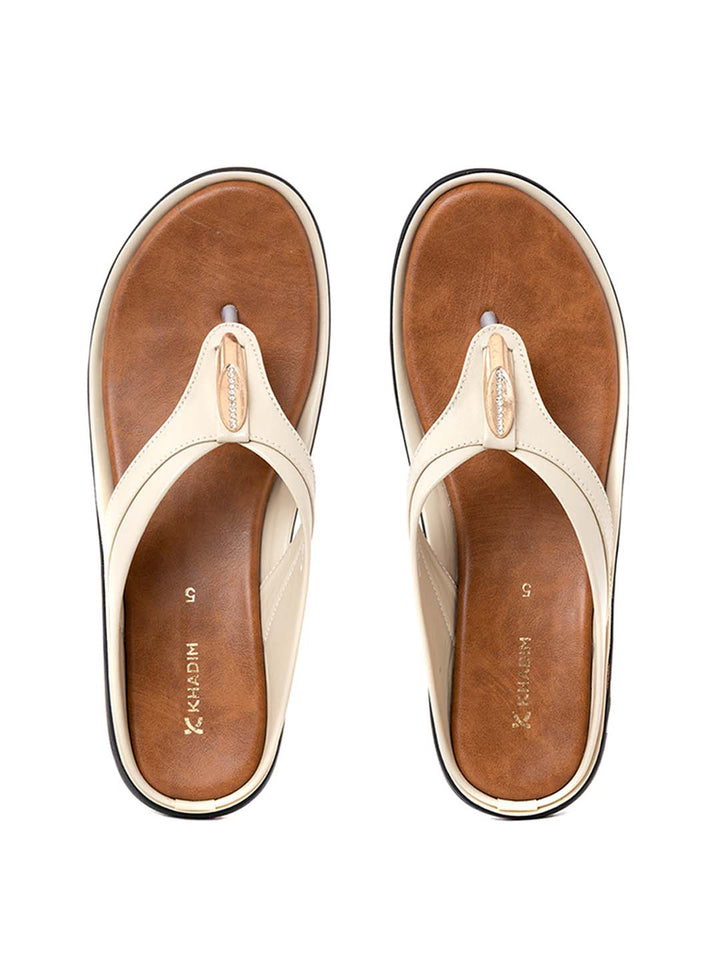 Khadim Heel Slip On Sandal for Women