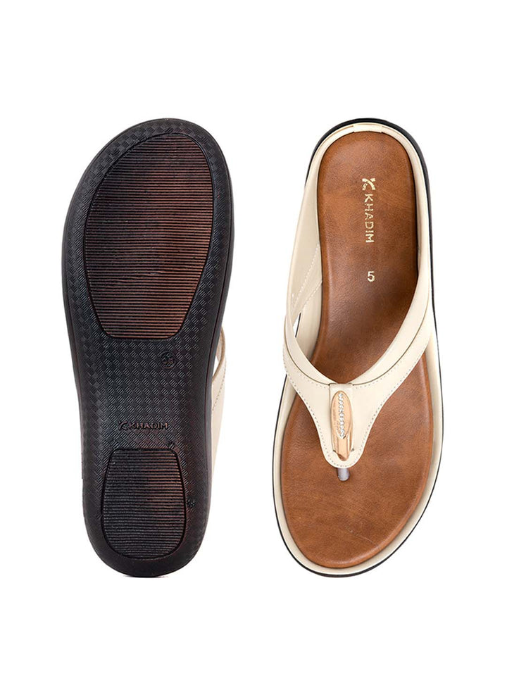 Khadim Heel Slip On Sandal for Women