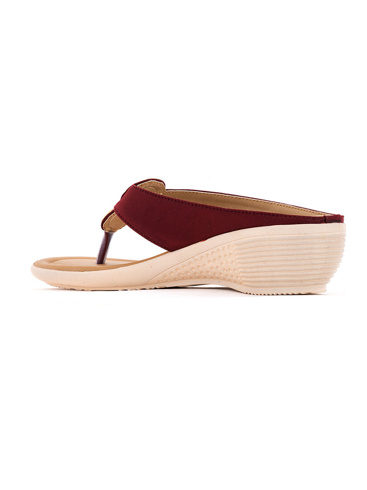 Khadim Wedge Heel Slip On Sandal for Women