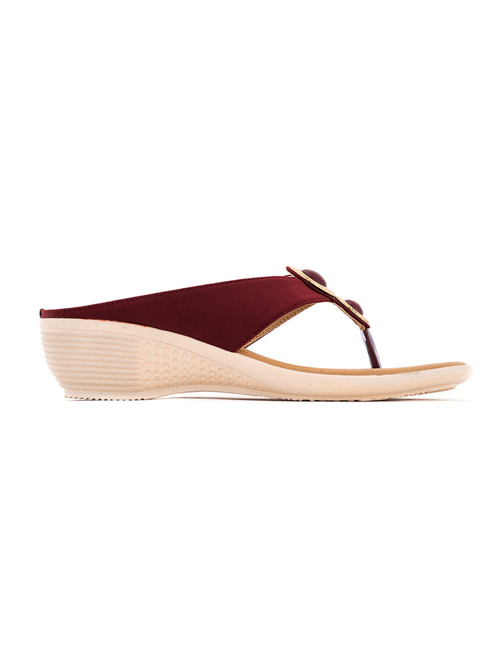 Khadim Wedge Heel Slip On Sandal for Women