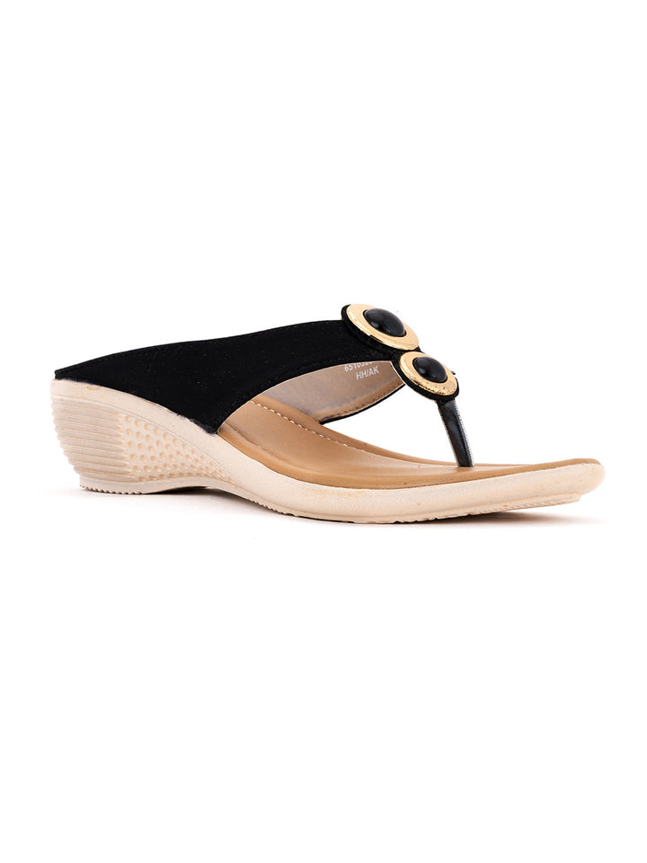 Khadim Wedge Heel Slip On Sandal for Women