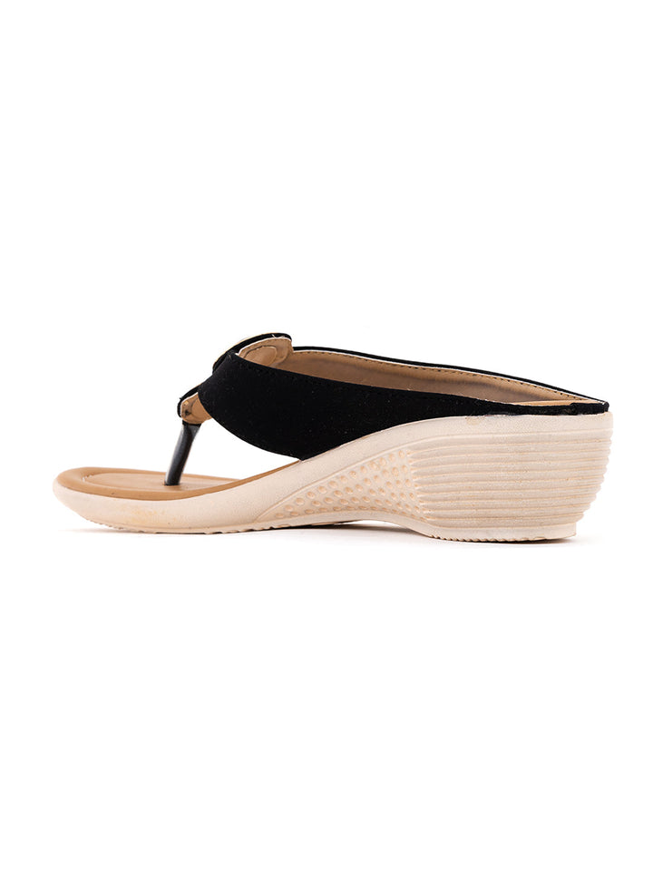Khadim Wedge Heel Slip On Sandal for Women