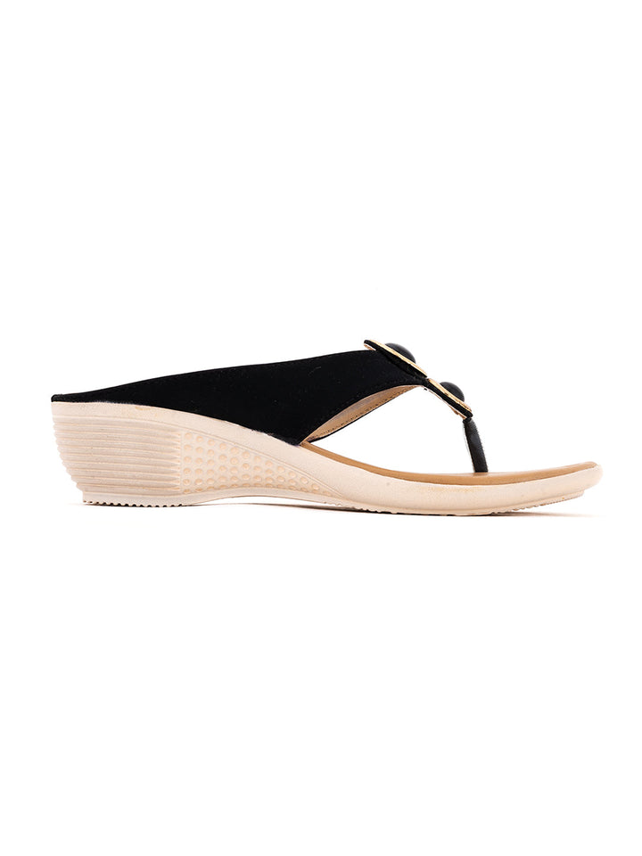 Khadim Wedge Heel Slip On Sandal for Women
