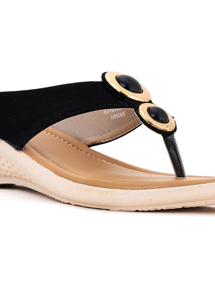 Khadim Wedge Heel Slip On Sandal for Women