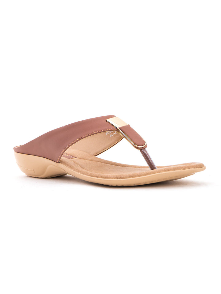 Khadim Flat Slip On Sandal for Women