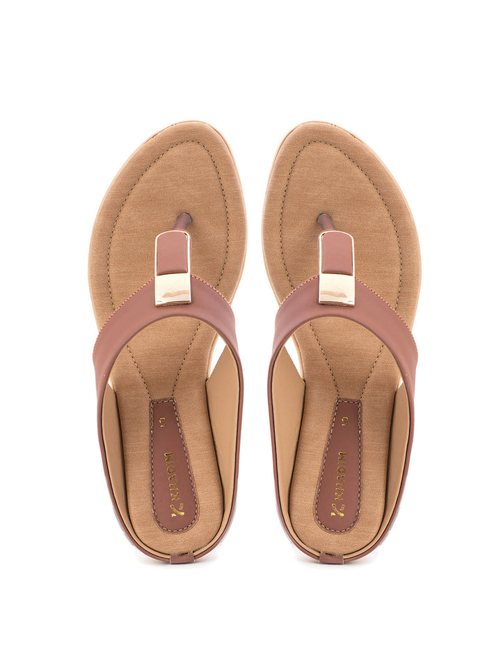 Khadim Flat Slip On Sandal for Women