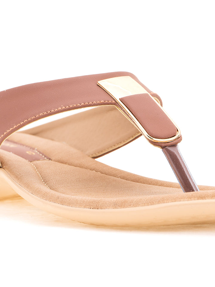 Khadim Flat Slip On Sandal for Women