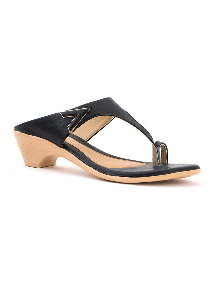 Khadim Cone Heel Slip On Sandal for Women