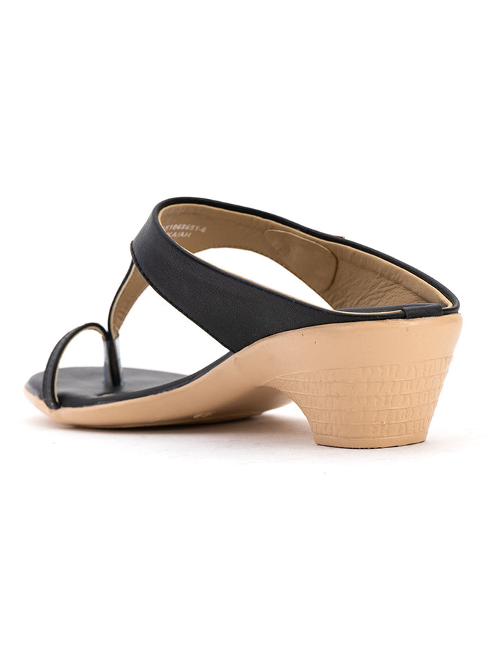 Khadim Cone Heel Slip On Sandal for Women
