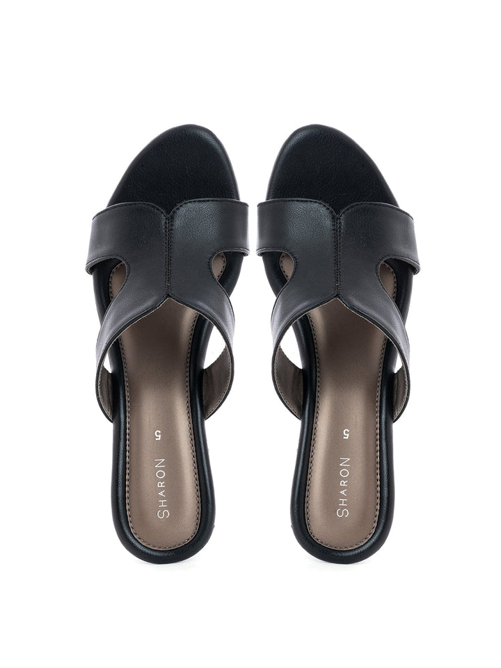 Khadim Sharon Wedge Heel Mule Slip On Sandal for Women