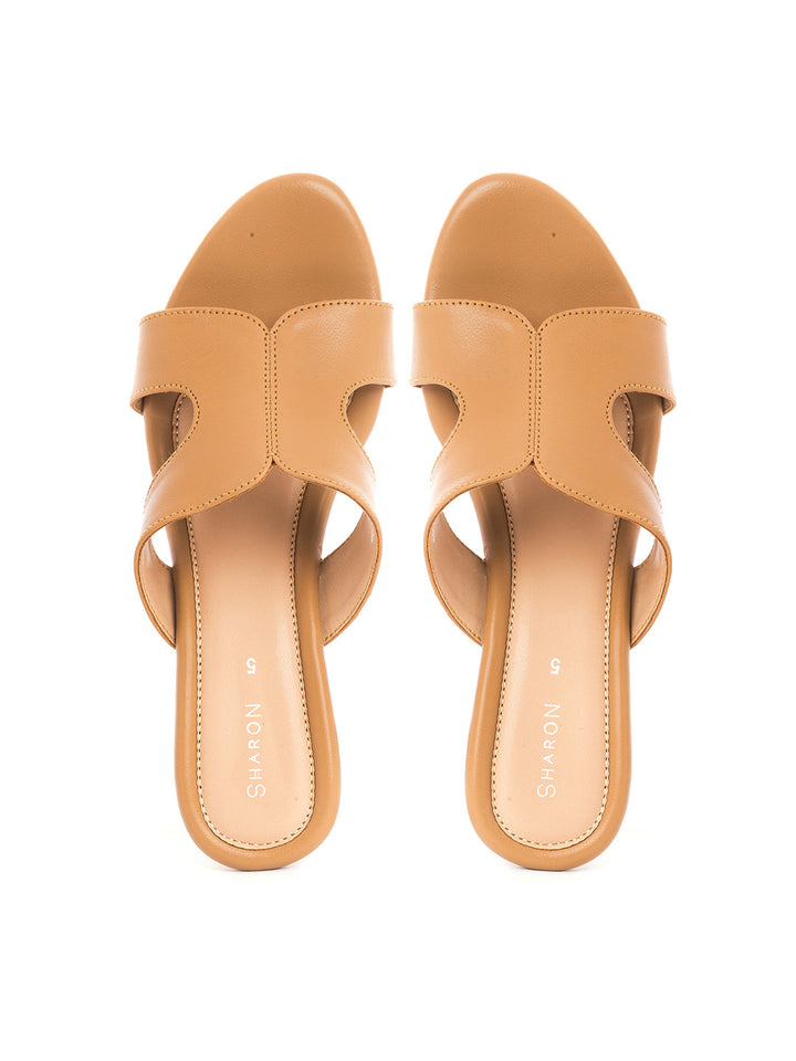 Khadim Sharon Wedge Heel Mule Slip On Sandal for Women