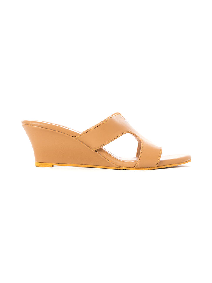 Khadim Sharon Wedge Heel Mule Slip On Sandal for Women