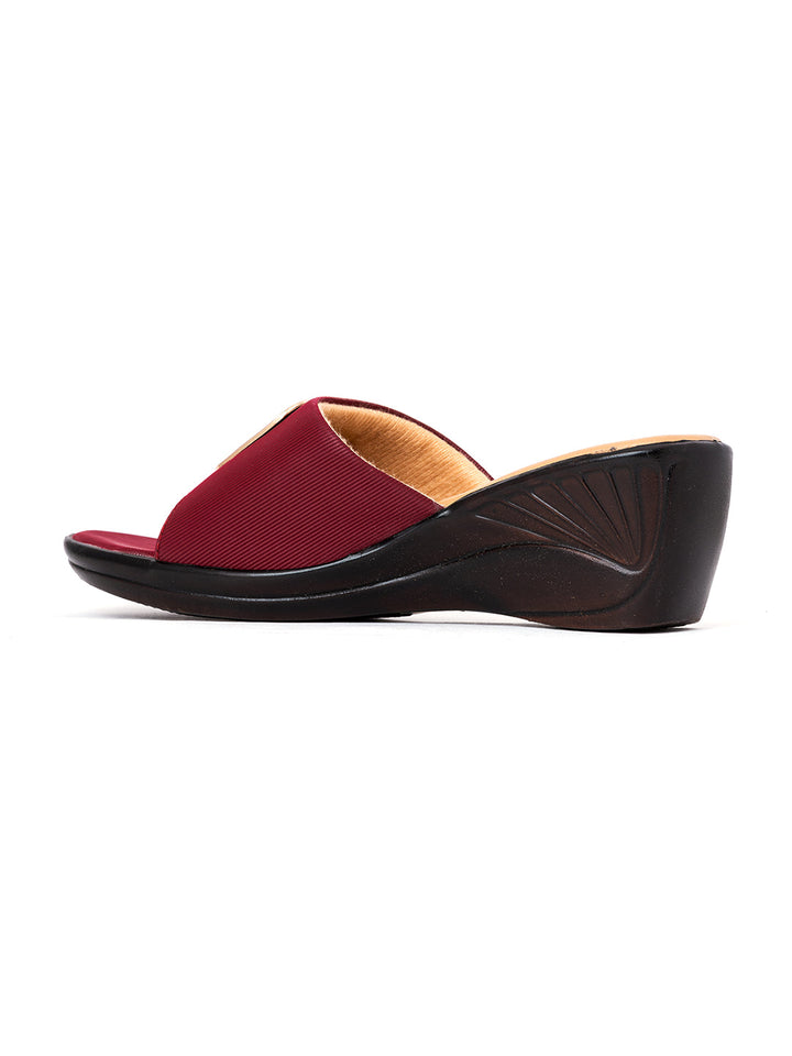 Khadim Wedge Heel Slip On Sandal for Women