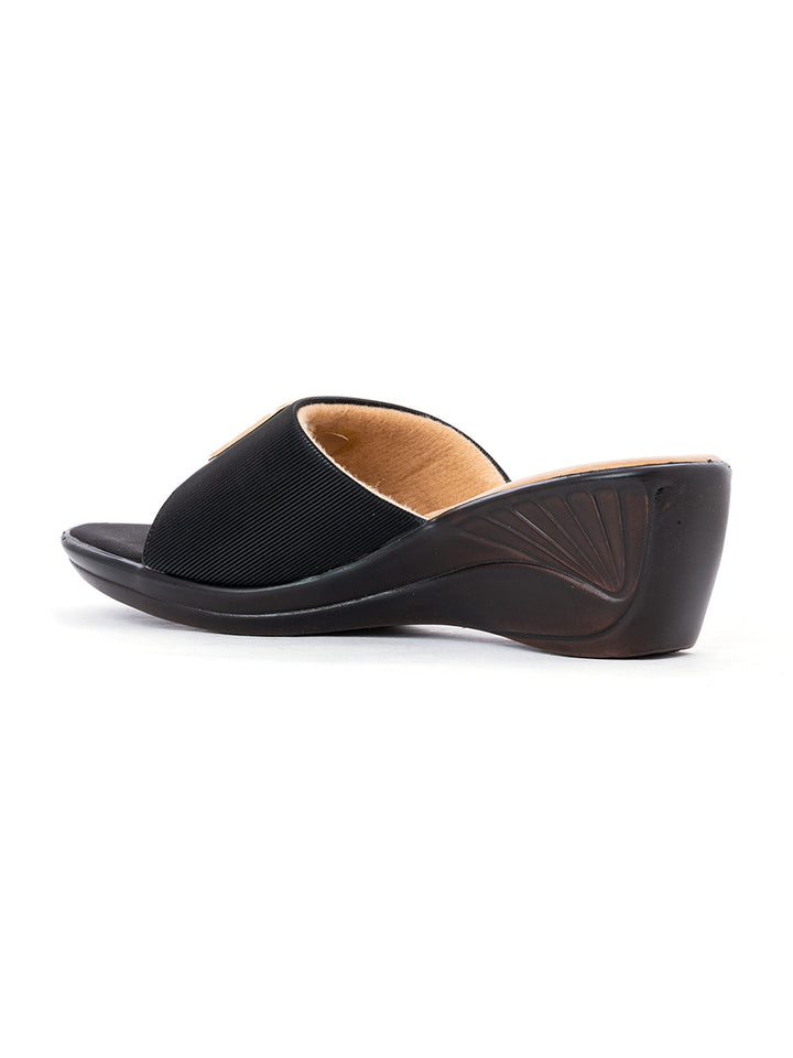 Khadim Wedge Heel Slip On Sandal for Women
