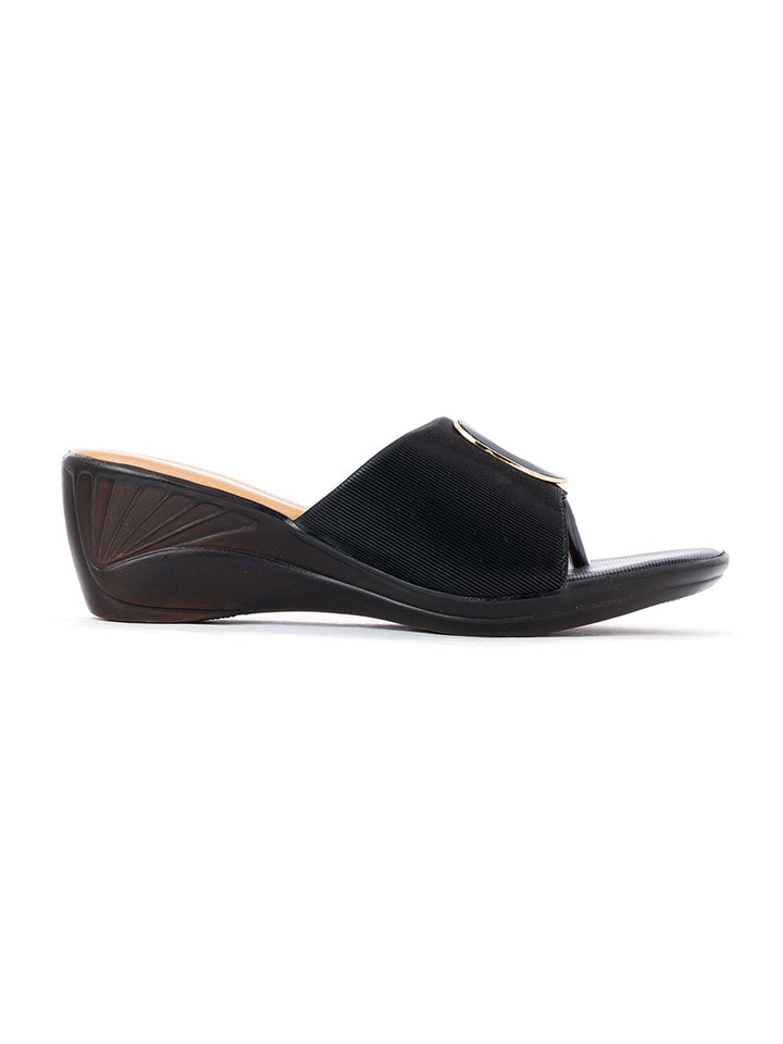Khadim Wedge Heel Slip On Sandal for Women