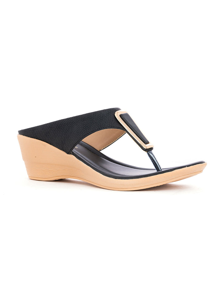 Khadim Wedge Heel Slip On Sandal for Women