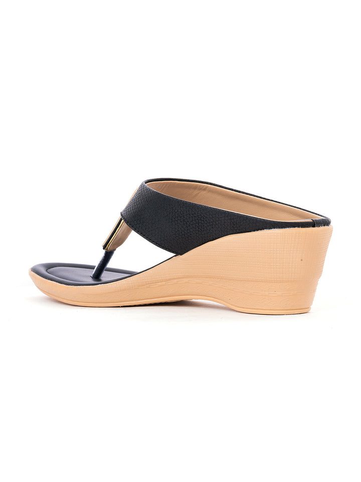 Khadim Wedge Heel Slip On Sandal for Women
