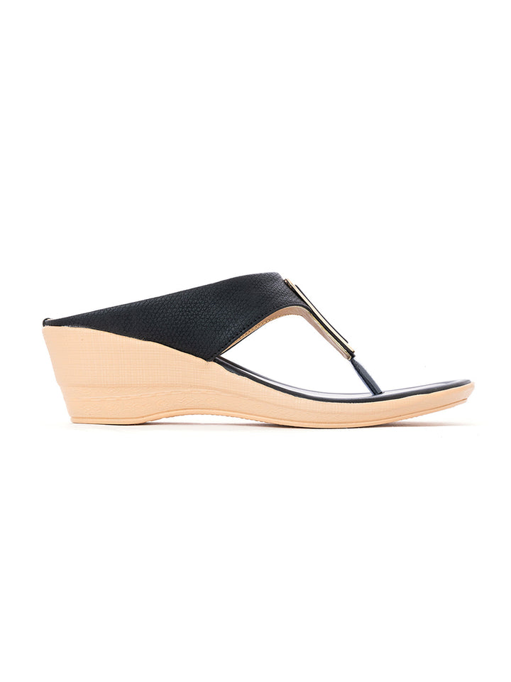 Khadim Wedge Heel Slip On Sandal for Women