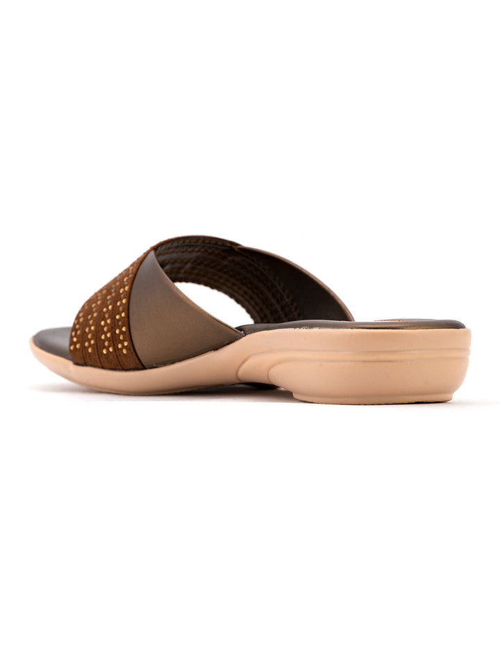 Khadim Flat Slip On Sandal for Women