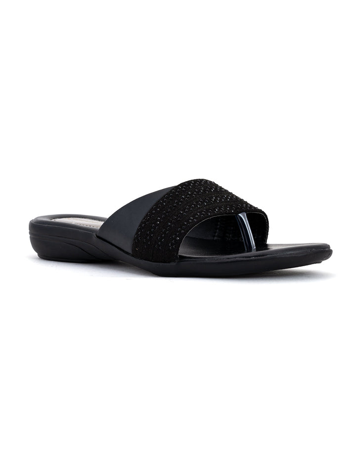 Khadim Flat Slip On Sandal for Women