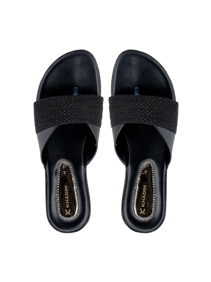 Khadim Flat Slip On Sandal for Women