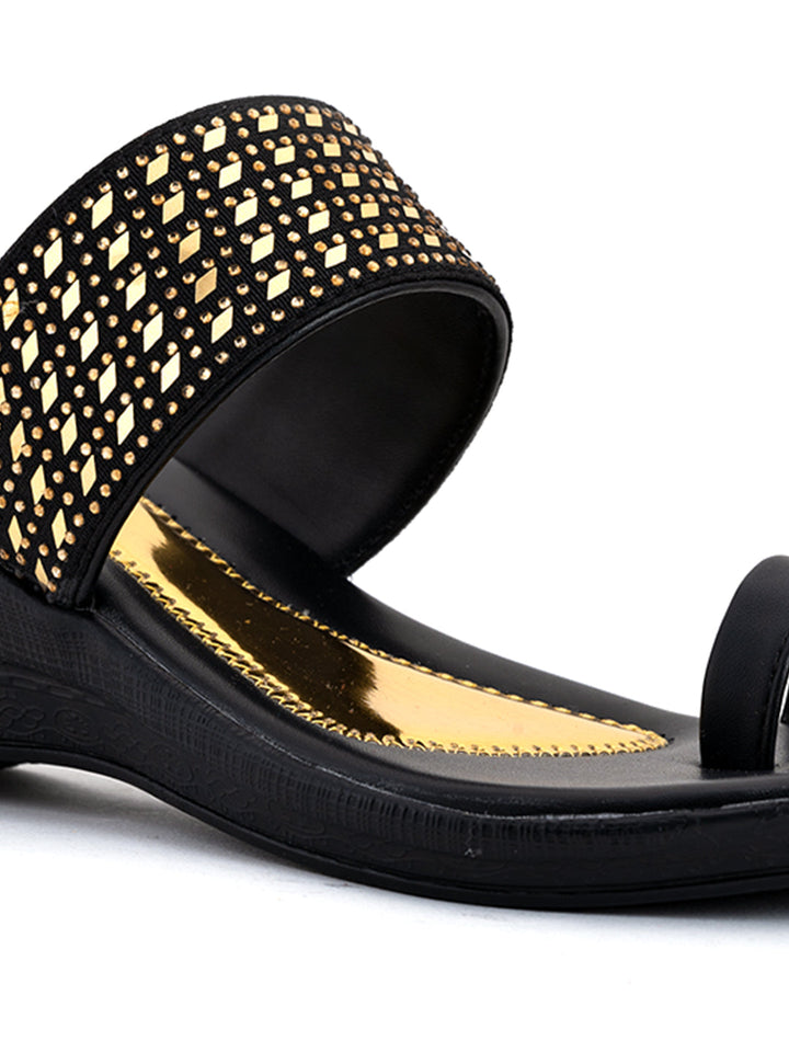 Khadim Wedge Heel Slip On Sandal for Women