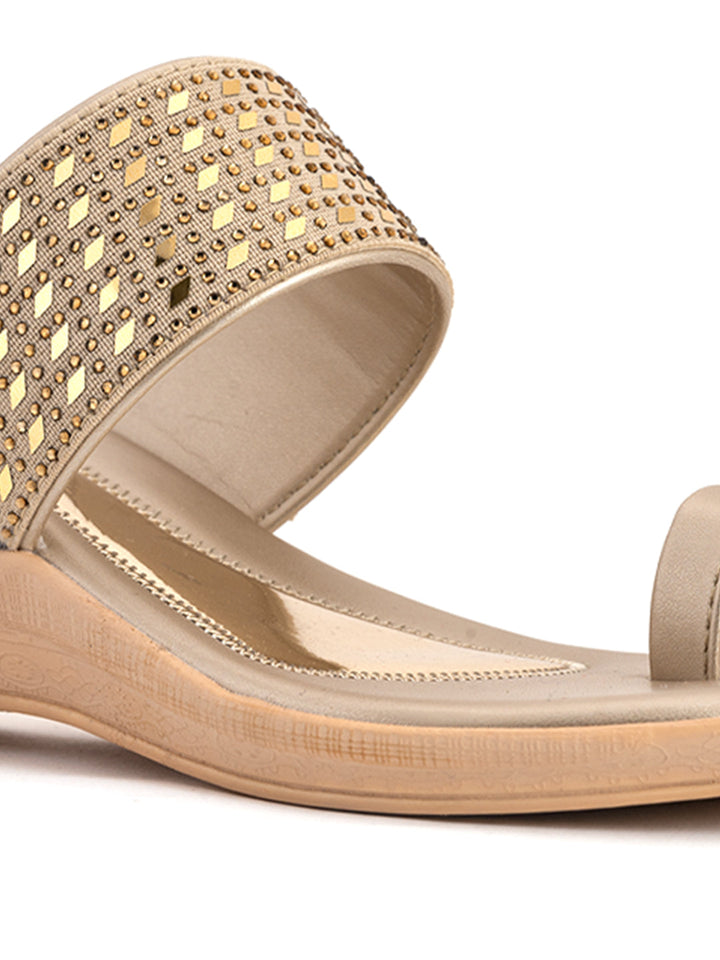 Khadim Wedge Heel Slip On Sandal for Women