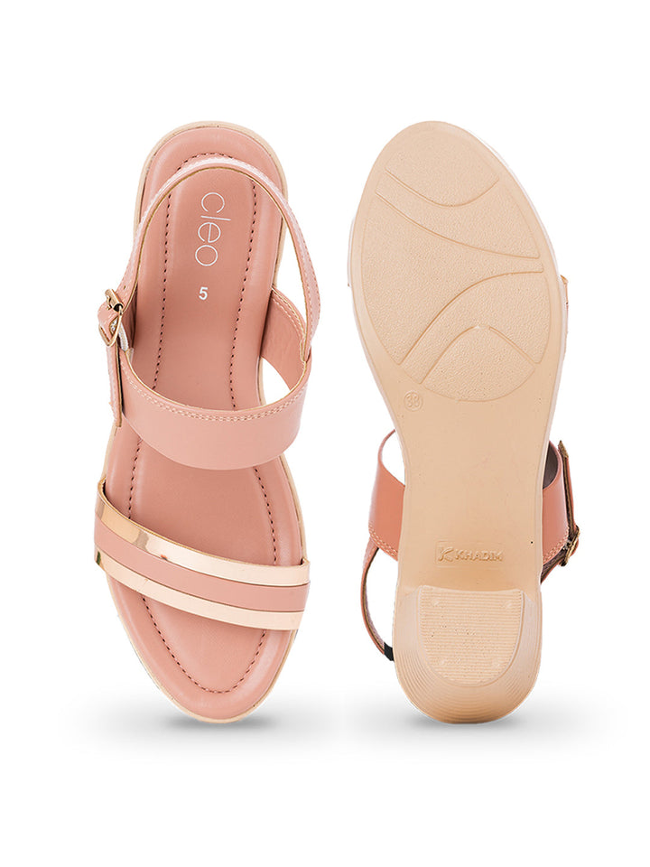 Khadim Cleo Block Heel Sandal for Women