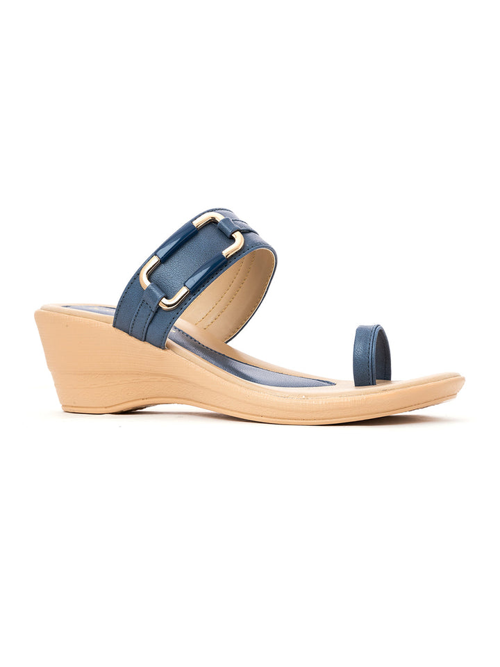 Khadim Wedge Heel Slip On Sandal for Women