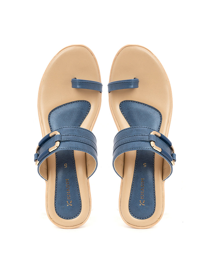 Khadim Wedge Heel Slip On Sandal for Women