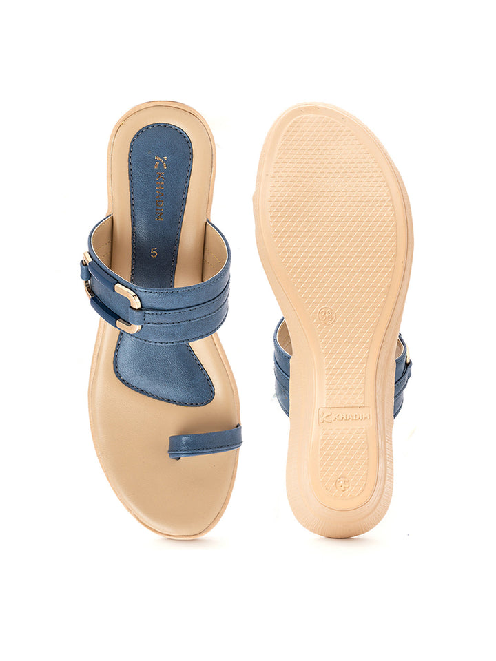 Khadim Wedge Heel Slip On Sandal for Women