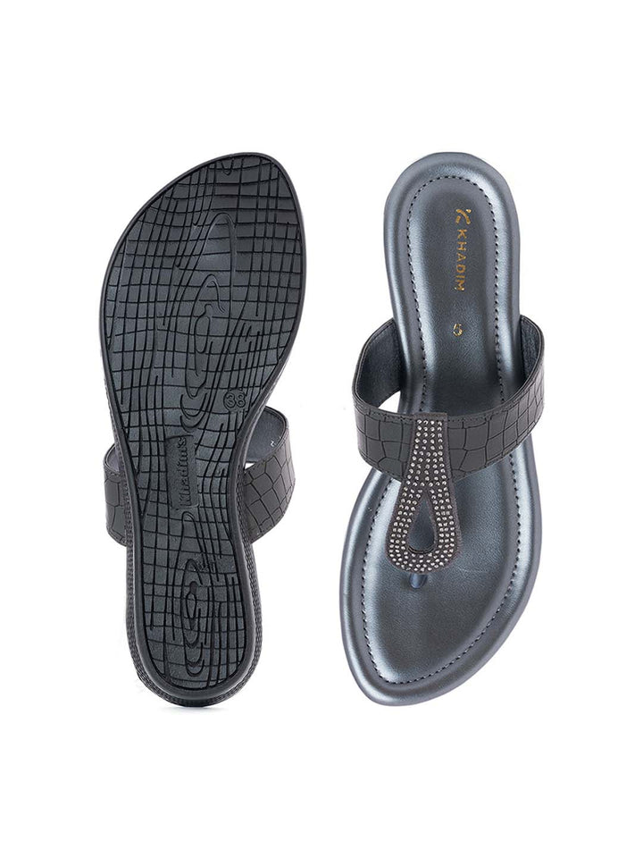 Khadim Flat Slip On Sandal for Women